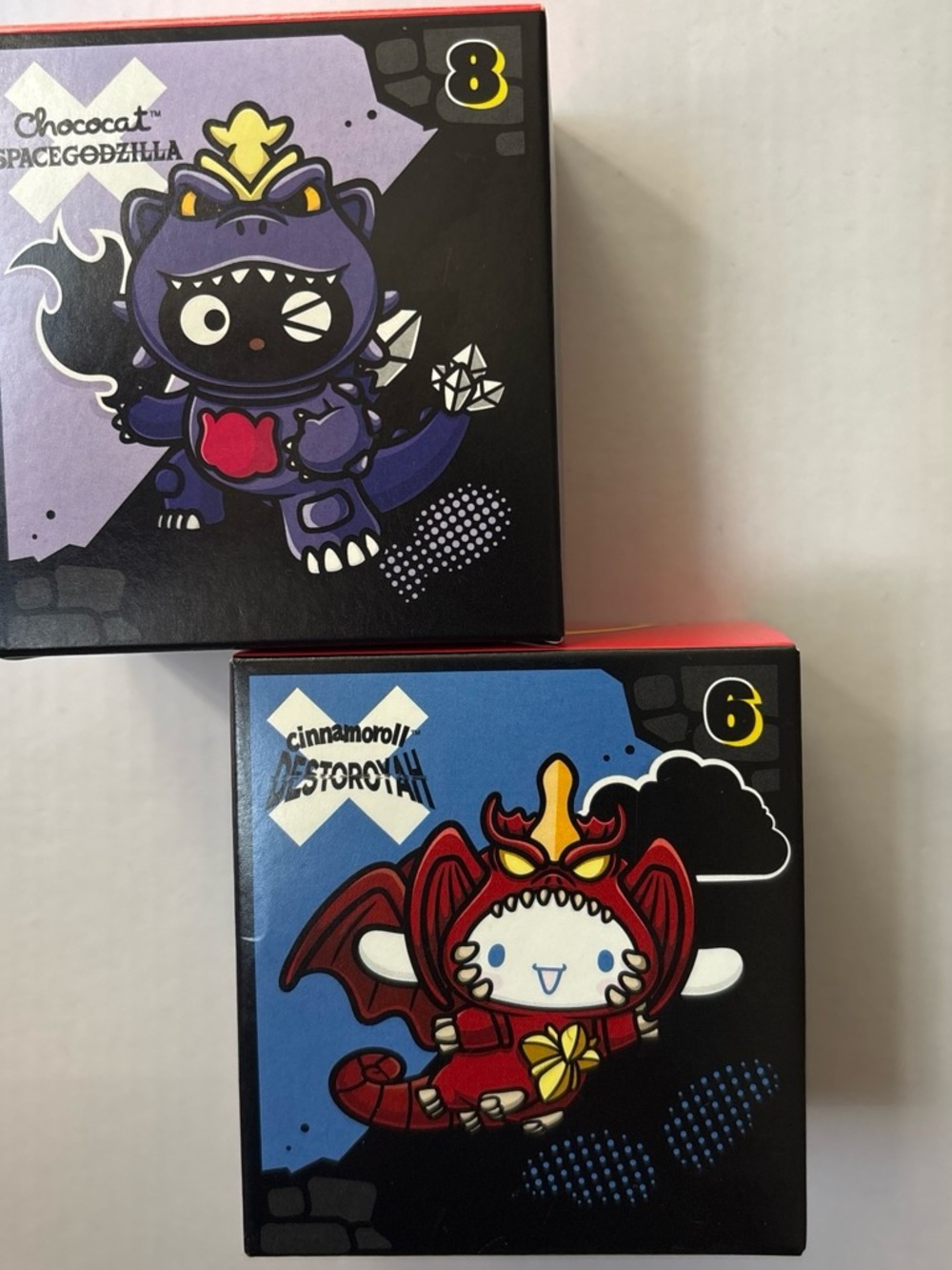 Hello Kitty X Godzilla SpaceGodzilla (8) & Destroyah (6)
